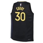 Dětský dres Golden State Warriors NBA Stephen Curry #30 Statement Swingman Černá (YOUTH)