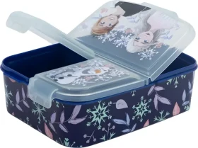 STOR Multi Box na svačinu Ledové království / Box na svačinu / 3 přihrádky / Bez BPA (81020)