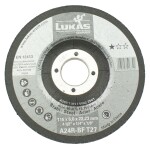 Kotouč brusný LUKAS, 115 x 6,0mm, 22,2mm, ocel