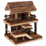 Small Animals Domek dřevěný jednopatrový s kůrou 20cm (455-30142)