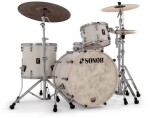Sonor Momentum Beech 22" 3pc Shell Set Satin Pure White