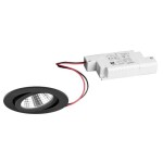 Paulmann 92907 Whirl LED vestavné svítidlo, LED, pevně vestavěné LED, 4.9 W, hliník (kartáčovaný), saténová, sada 3 ks