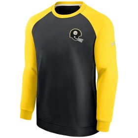 Nike Pánská mikina NFL Pittsburgh Steelers Raglan Throwback Crewneck Velikost: S