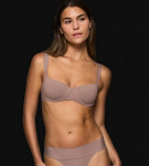 Dámská podprsenka Body Make-Up Illusion Balconette EX - BROWN - hnědá 00ZE - TRIUMPH BROWN 75B