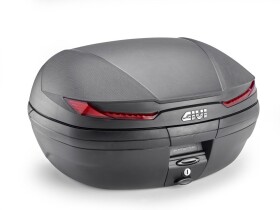 V45N Arena, kufr Givi černý (Monokey) s červenými odrazkami, objem 45 ltr.