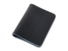 Kožené pouzdro na karty doklady černé montana deluxe