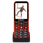 EVOLVEO EasyPhone LT + stojánek červená / 2.3" / SOS / microSDHC (EP-880-LTR)