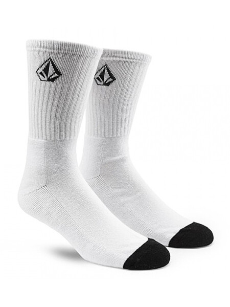 Volcom Full Stone 3PK white pánské ponožky