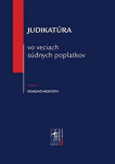 Judikatúra vo veciach súdnych poplatkov - Edmund Horváth