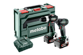 Metabo 685123650 / Aku set / vrtací šroubovák BS 18 LT BL + příklepový utahovák SSD 18 LTX 200 BL / 2x5.2Ah (685123650)