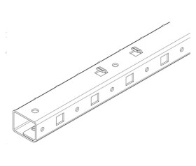 TRITON Zesilující prvek vertikálních lišt pro rozvaděče RTA 42U, zvyšuje nostnost až na 1500kg EDF_1030493