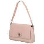 Elegantní dámská koženková kabelka na rameno Ciri, růžová