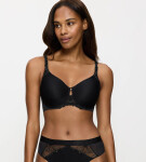Dámská podprsenka Wild Azalea Florale W01 - BLACK - černá 0004 - TRIUMPH BLACK 80E