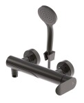 Rubineta - Vanová baterie ULTRA U-10/K NEW GRAFIT s příslušenstvím OLBAU1KPGP8