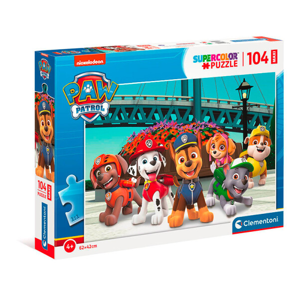 Clementoni Puzzle Tlapková Patrola - Maxi 104 dílků - Clementoni