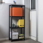 TOOMAX UNIVERSAL PRO 63-4 plastový regál - černá