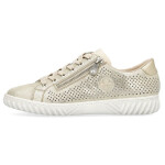 Kožená pohodlná polobotka Rieker W RKR694 beige 36
