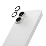 LAUT Prime Glass Camera Ring iPhone 17 černá / Ochranné sklo fotoaparátu / tvrzené sklo 9H / instalační rámeček (L_IP25A_PGL_BK)