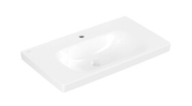VILLEROY & BOCH - Skyla Umyvadlo 80x46 cm, bez přepadu, otvor pro baterii, alpská bílá 5A518101