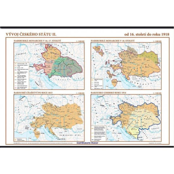 Vývoj českého státu II. 16. 1918) nástěnná