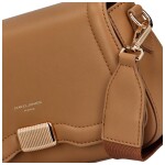 Módní dámská koženková crossbody kabelka Ademis, camel