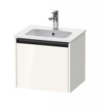 DURAVIT - Ketho.2 Umyvadlová skříňka 44x51x42 cm, 1 zásuvka, lesklá bílá K25061022220000