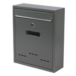 Poštovní schránka šedá struktura, 260x90x310mm, RADIM M.