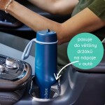 B.box Nerezová termoska na pití s brčkem 690 ml - Pink paradise