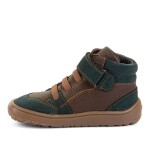 Chlapecké celoroční kotníkové barefoot boty TEX GO BROWN+ Froddo G3110265-17 - 28