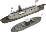 Metal Earth 3D Puzzle Monitor Merrimack
