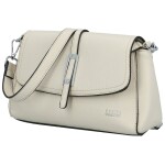 Módní dámská koženková kabelka na rameno Asmara, krémová