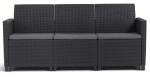 Keter MARIE 3 SEATERS SOFA - grafit