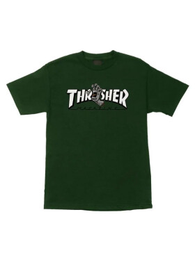 Santa Cruz Thrasher Screaming FOREST GREEN pánské tričko krátkým rukávem