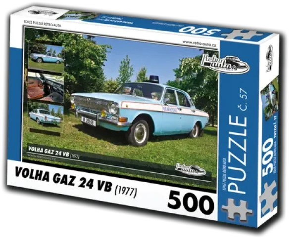 RETRO-AUTA Puzzle č. 57 Volha Gaz 24 VB (1977)
