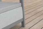 KETER SCANDI LINEA BALCONY - Ash grey/Storm grey