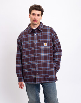 Carhartt WIP Baird Shirt Jacket Baird Check, Palisander S