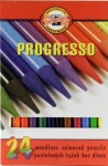 Koh-i-noor pastelky PROGRESSO dlouhé sada 24 ks