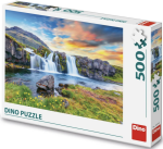 Puzzle Islandský vodopád 500