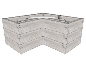 Vyvýšený záhon – Juwel Timber Ergoline L