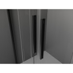 MEXEN/S - Velar Duo čtvercový sprchový kout 90 x 90, transparent, černá 871-090-090-02-70