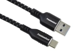PremiumCord USB-C - USB 3.0 A / Kabel / USB 3.2 Gen 1 / 5 Gbit/s / 3A / 0,5 m / bavlněný oplet (ku31cx05)