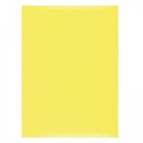 Spisové desky s gumičkou A4 lepenka - žluté