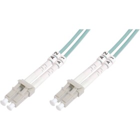 Digitus DK-2533-01/3 optické vlákno optické vlákno kabel [1x zástrčka LC - 1x zástrčka LC] 50/125 µ Multimode OM3 1.00 m