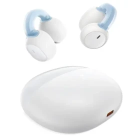 Baseus AirGo 1 bílá / Bezdrátová sluchátka / TWS / Bluetooth 5.3 / výdrž 25 h (A00069201223-00)