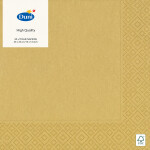 Ubrousky zlaté 20 ks 3-vrstvé 33 x 33 cm Duni Ubrousky zlaté 20 ks 3-vrstvé 33 x 33 cm Duni