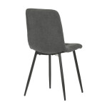 Jídelní židle, šedá, látka, CT-281 GREY2