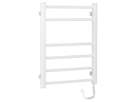 CERANO Elektrický sušák ručníků Domenico - 97 W - bílá lesklá - 660x550 mm