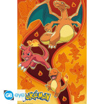 Pokémon Plakát Maxi - Fire Type 91,5 x 61 cm