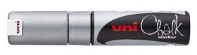 Uni Chalk Marker PWE-8K 8 mm stříbrný