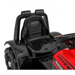 Mamido Dětský elektrický traktor G320 s radlicí červený